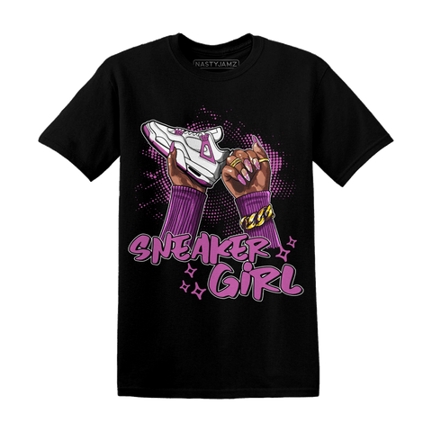 GS-Hyper-Violet-4s-T-Shirt-Match-Sneaker-Girl-Nail