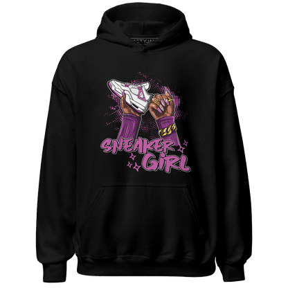 GS Hyper Violet 4s Hoodie Match Sneaker Girl Nail - NastyJamz