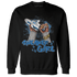 Industrial Blue 4s Sweatshirt Match Sneaker Girl Nail - NastyJamz