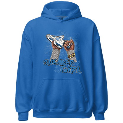 Industrial Blue 4s Hoodie Match Sneaker Girl Nail - NastyJamz