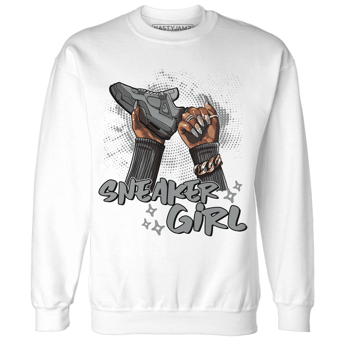 Paris Olympicsss 4s Sweatshirt Match Sneaker Girl Nail - NastyJamz
