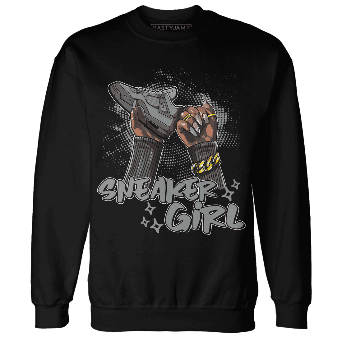 Paris Olympicsss 4s Sweatshirt Match Sneaker Girl Nail - NastyJamz