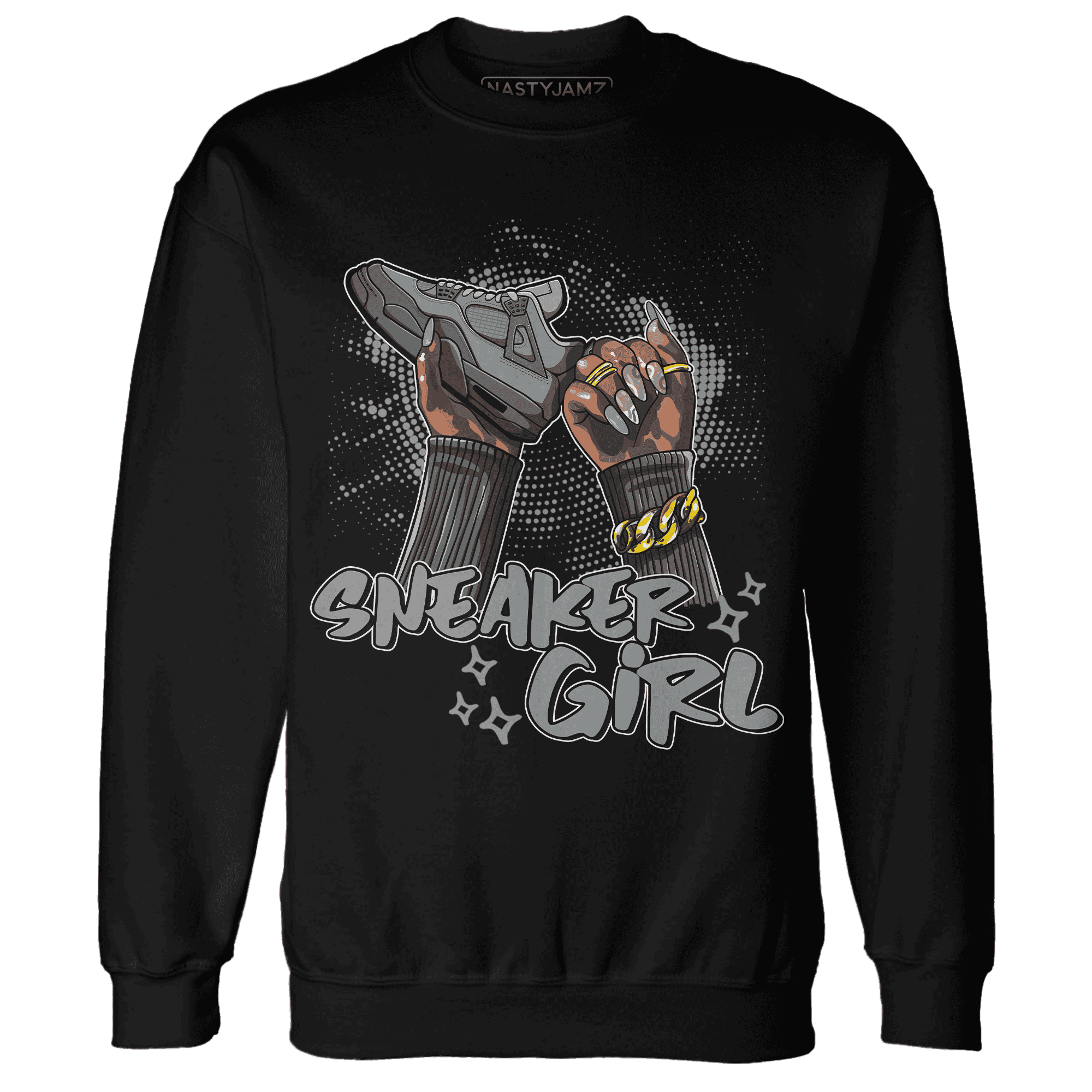 Paris Olympicsss 4s Sweatshirt Match Sneaker Girl Nail - NastyJamz