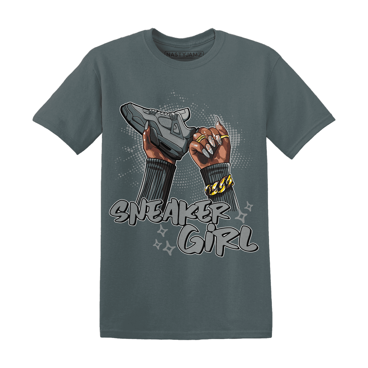 Paris Olympicsss 4s T Shirt Match Sneaker Girl Nail - NastyJamz