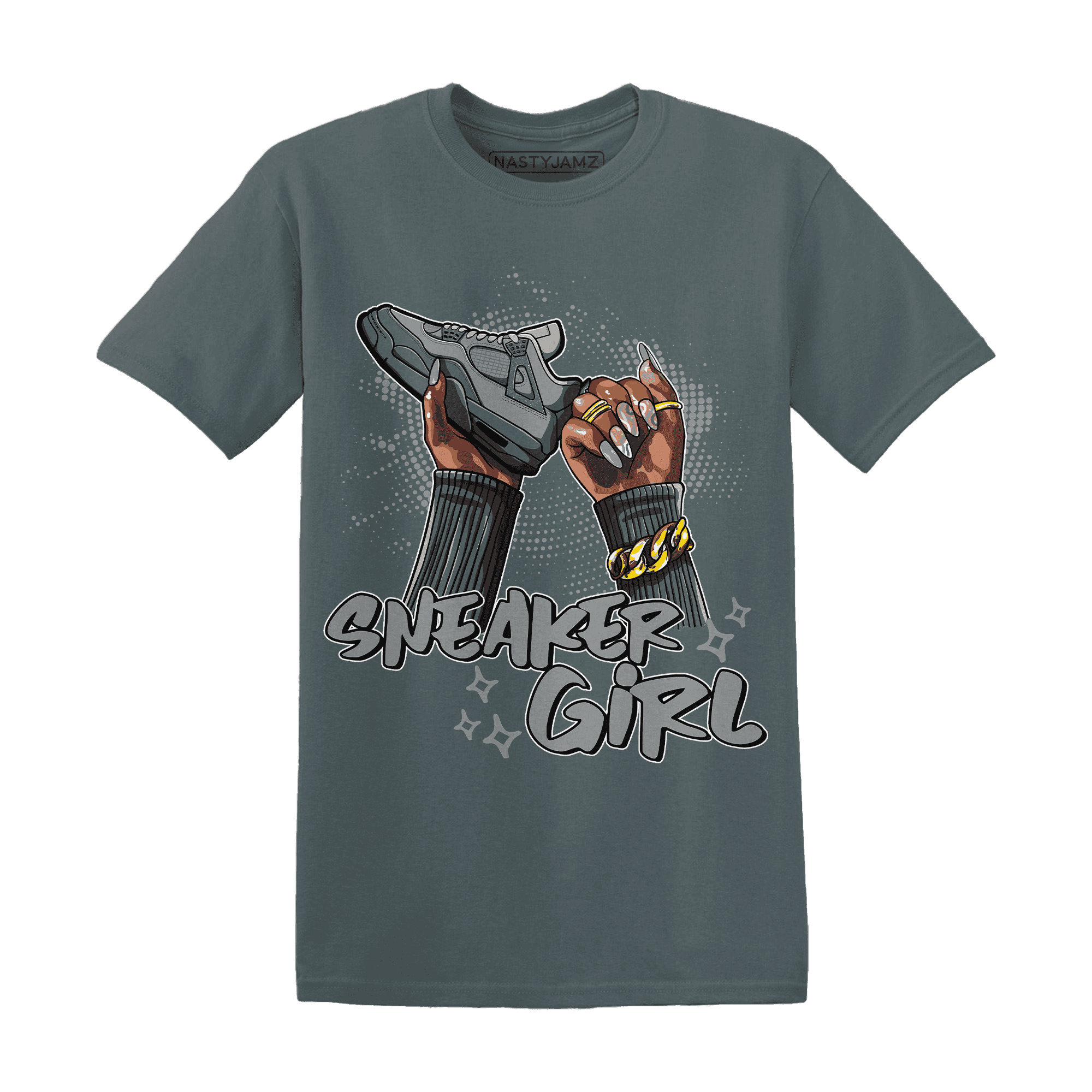 Paris Olympicsss 4s T Shirt Match Sneaker Girl Nail - NastyJamz