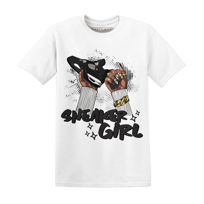 White-Thunder-4s-T-Shirt-Match-Sneaker-Girl-Nail