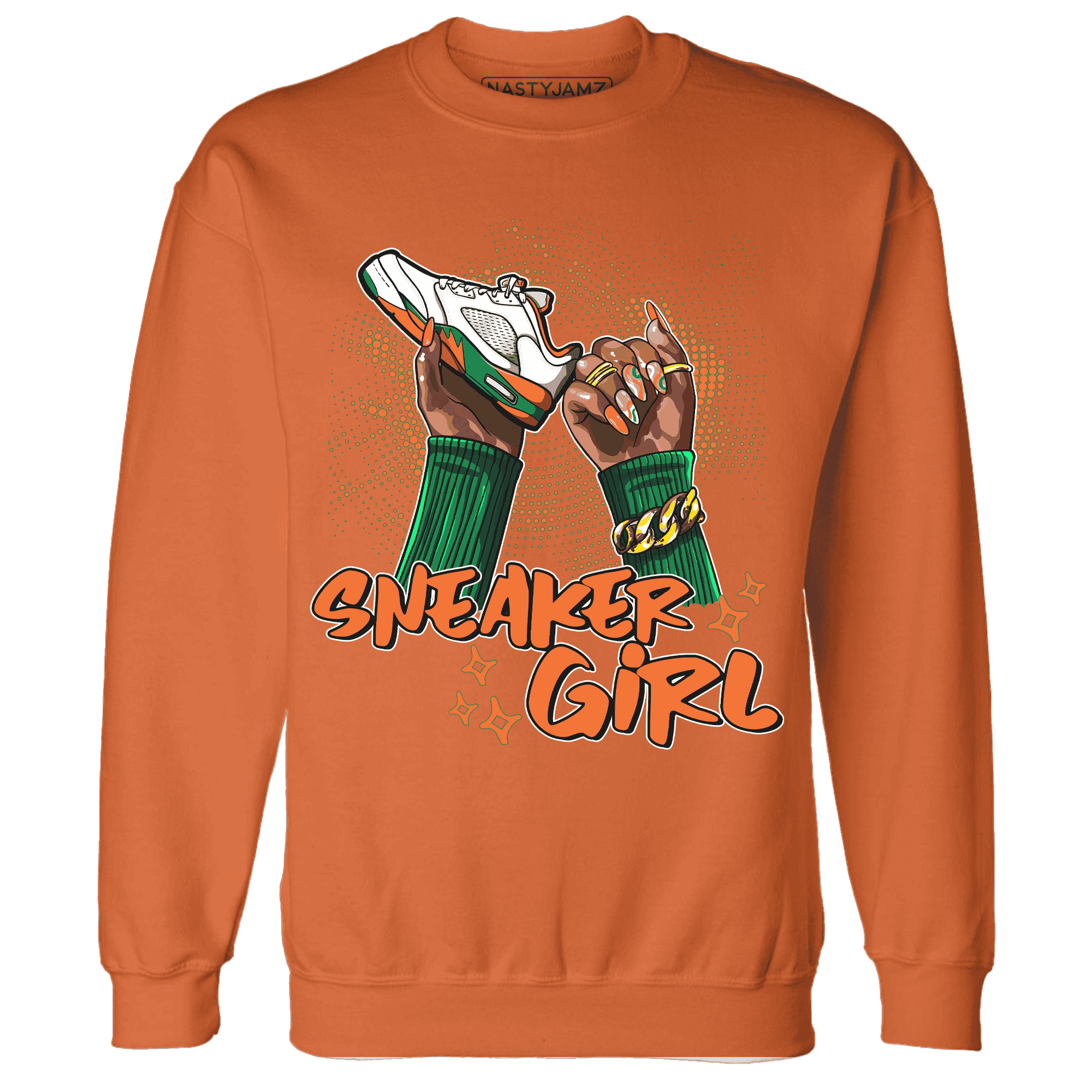 MAM Hurricanes 5s Sweatshirt Match Sneaker Girl Nail - NastyJamz