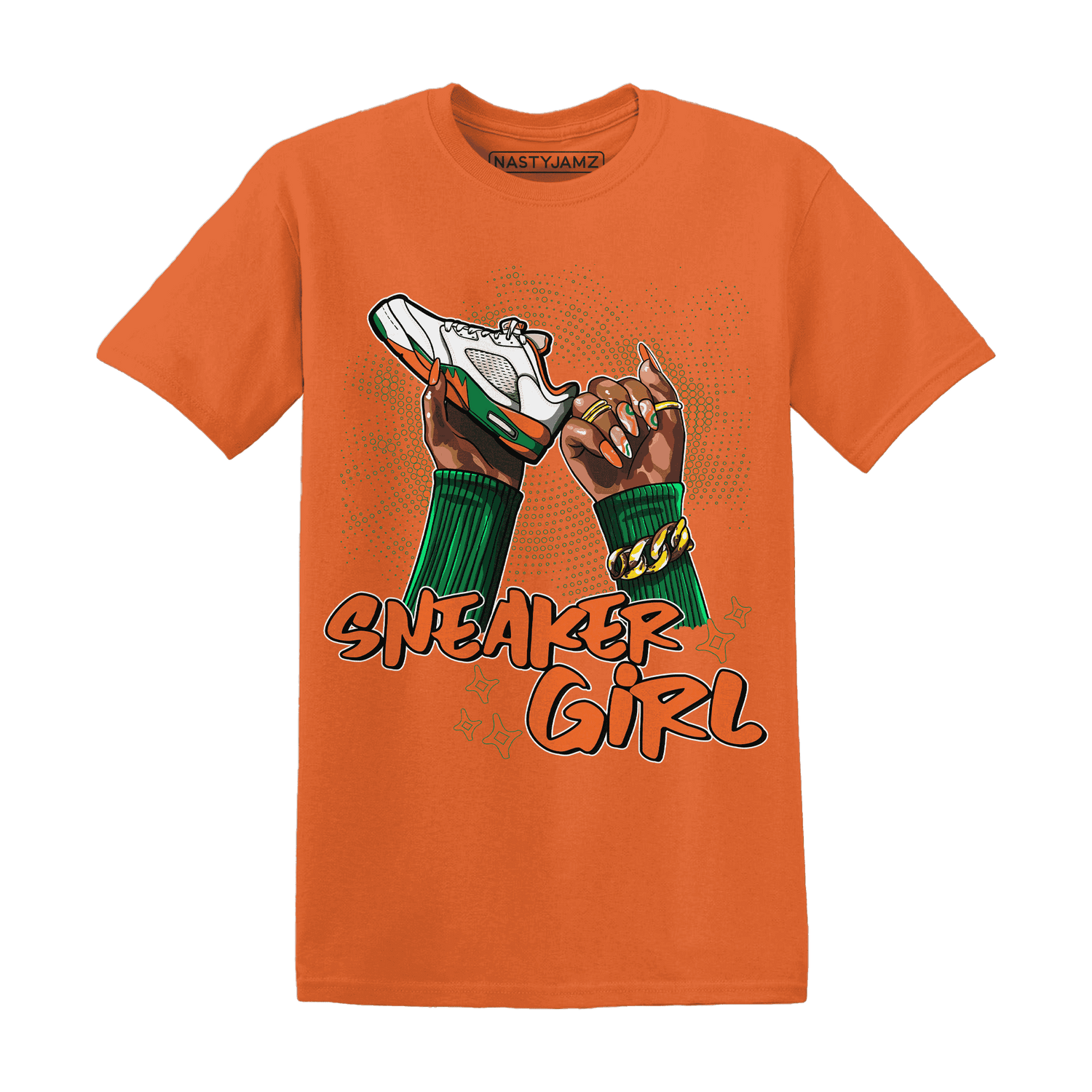 MAM Hurricanes 5s T Shirt Match Sneaker Girl Nail - NastyJamz