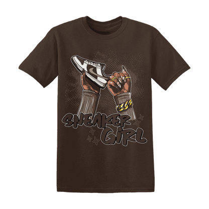 Dunk Low Baroque Brown T Shirt Match Sneaker Girl Nail - NastyJamz