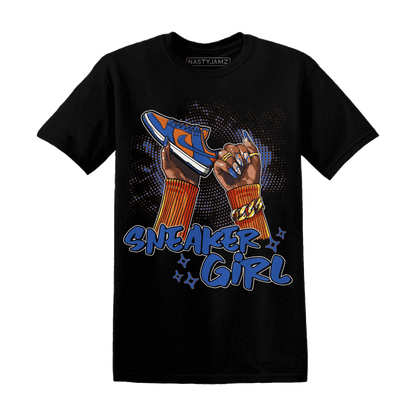 Dunk Low Knicks T Shirt Match Sneaker Girl Nail - NastyJamz