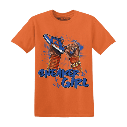 Dunk Low Knicks T Shirt Match Sneaker Girl Nail - NastyJamz