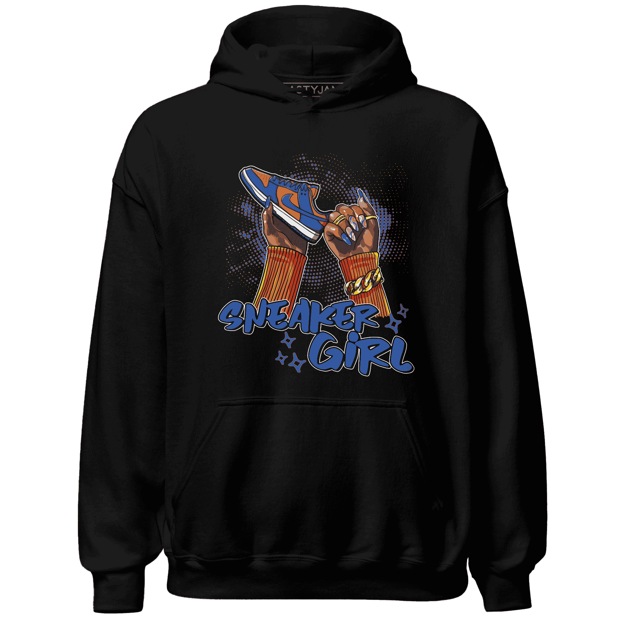 Dunk Low Knicks Hoodie Match Sneaker Girl Nail - NastyJamz