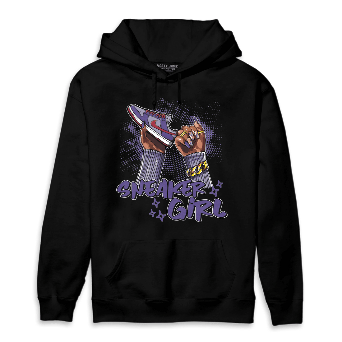 Dunk Low Plum Hoodie Match Sneaker Girl Nail - NastyJamz