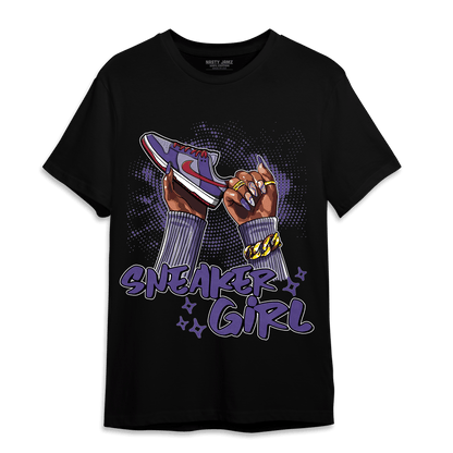 Dunk Low Plum T Shirt Match Sneaker Girl Nail - NastyJamz