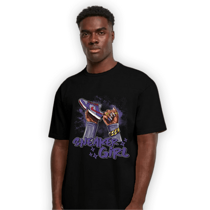 Dunk Low Plum T Shirt Match Sneaker Girl Nail - NastyJamz