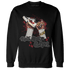 Jumman Jack University Red Sweatshirt Match Sneaker Girl Nail - NastyJamz