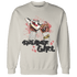 Jumman Jack University Red Sweatshirt Match Sneaker Girl Nail - NastyJamz