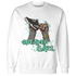 NastyJamz Green Glow 3s Sweatshirt Match Sneaker Girl Nail