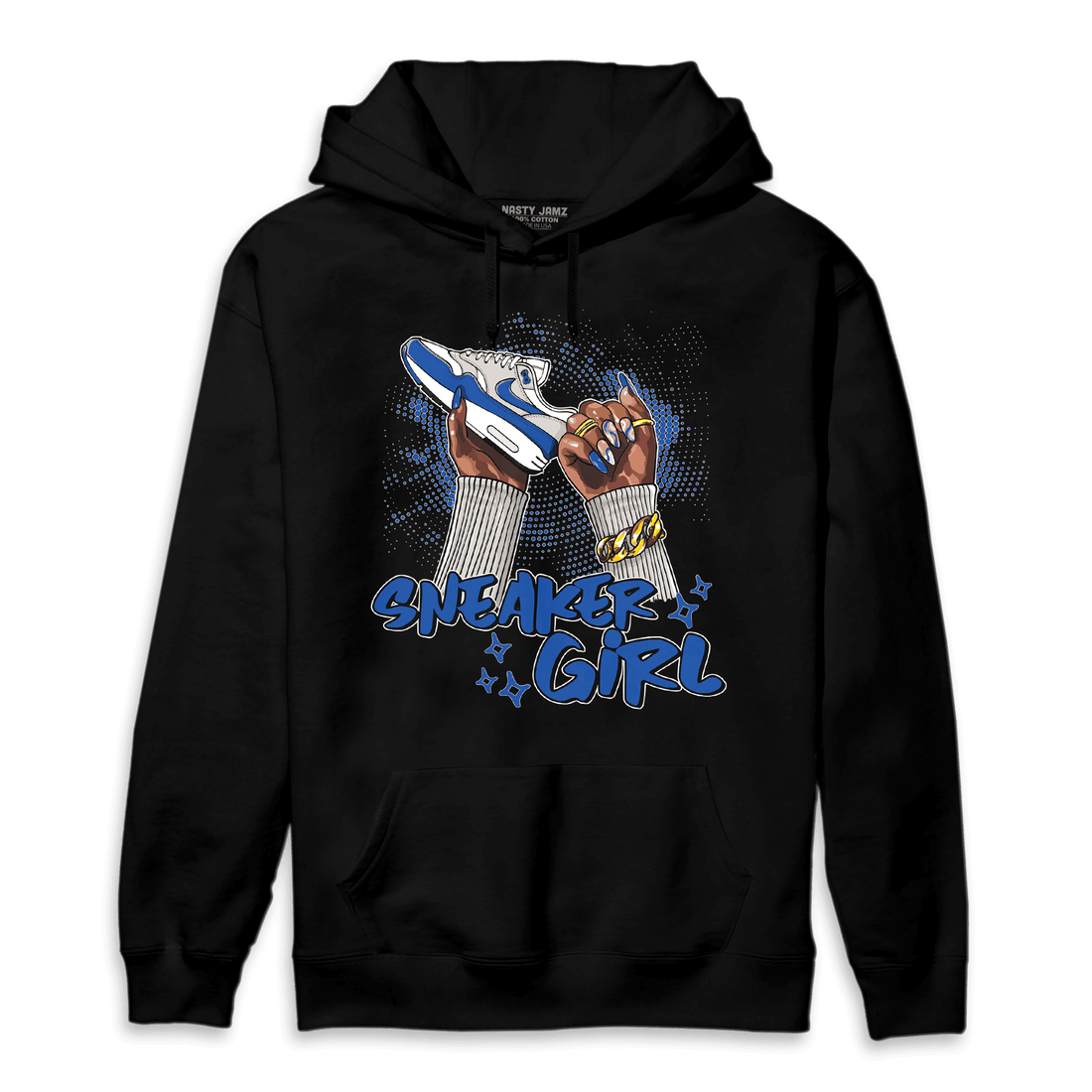 Air Max 1 86 Royal Hoodie Match Sneaker Girl Nail - NastyJamz