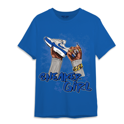Air Max 1 86 Royal T Shirt Match Sneaker Girl Nail - NastyJamz