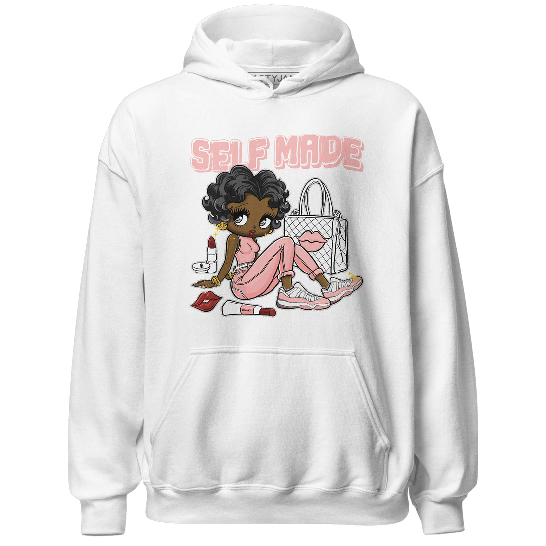Low Legend Pink 11s Hoodie Match Sneaker Girl Selfmade - NastyJamz