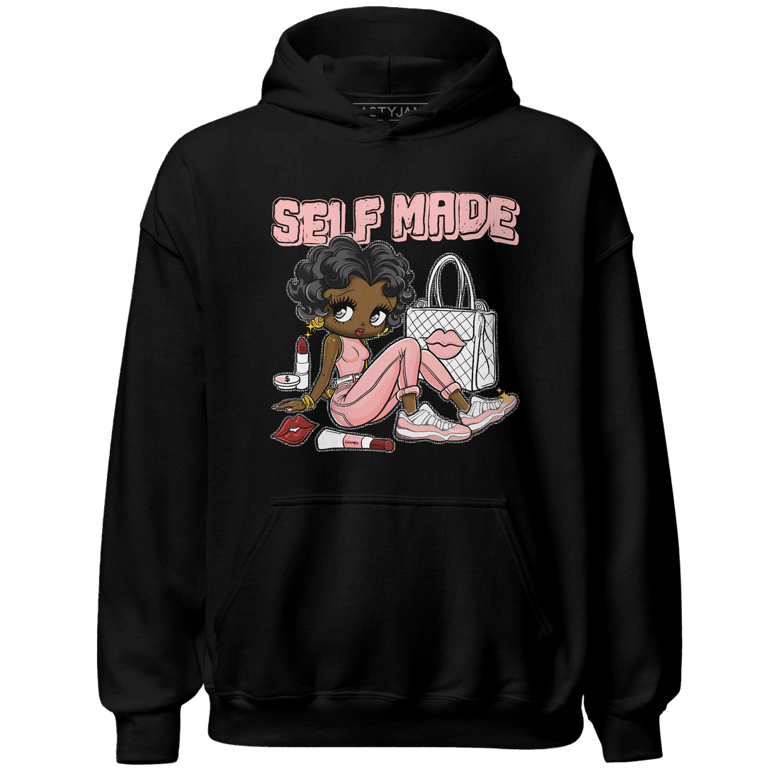 Low Legend Pink 11s Hoodie Match Sneaker Girl Selfmade - NastyJamz