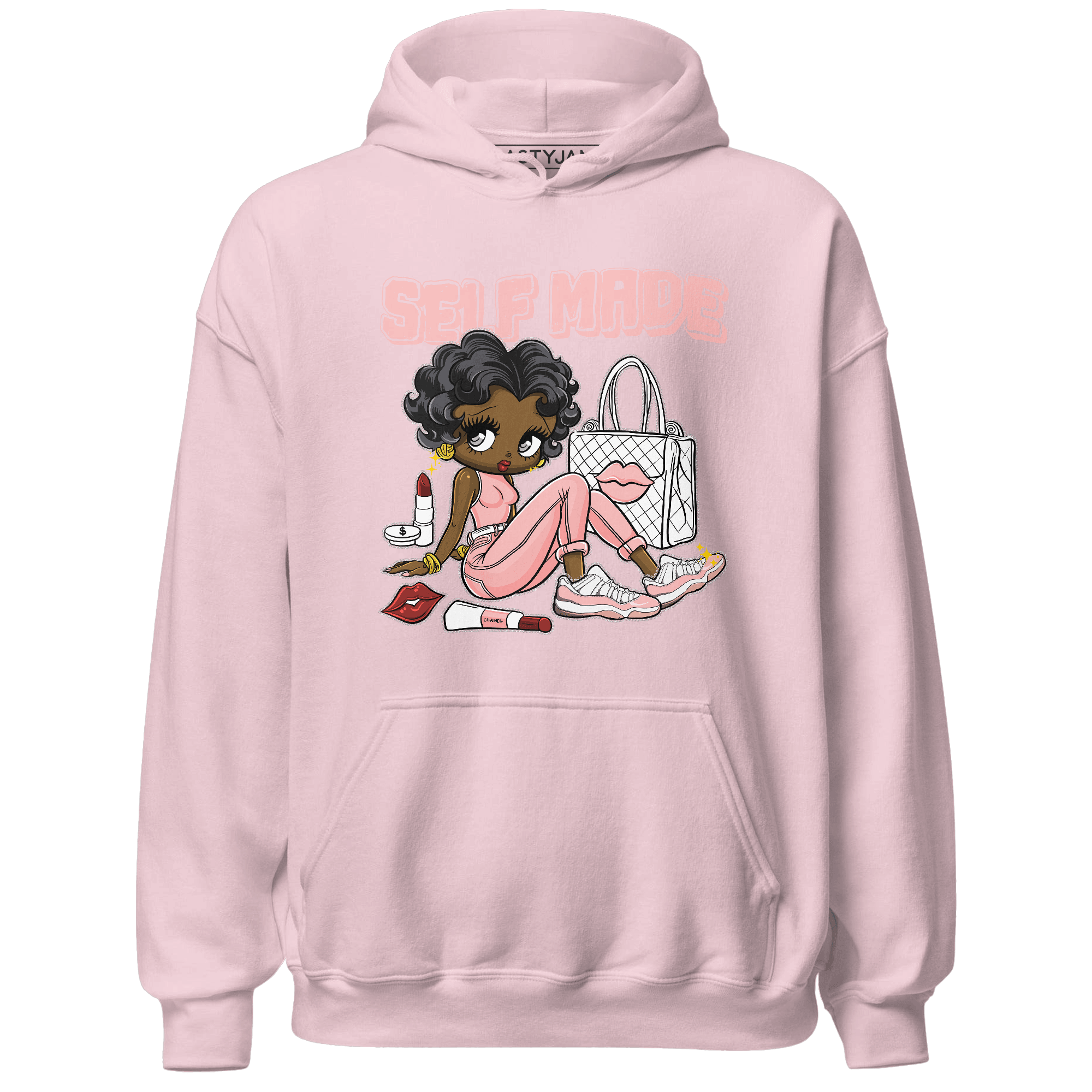 Low Legend Pink 11s Hoodie Match Sneaker Girl Selfmade - NastyJamz