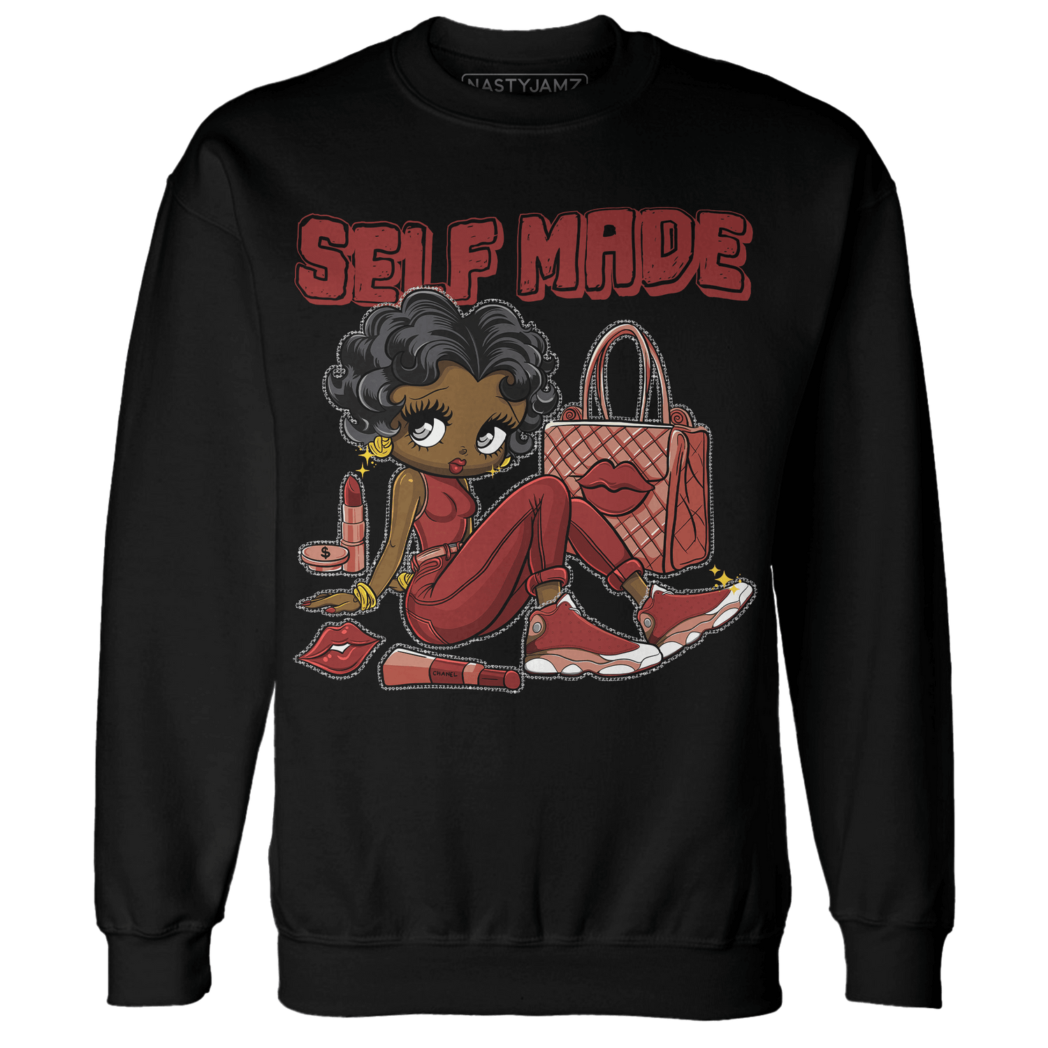 Dune Red 13s Sweatshirt Match Sneaker Girl Selfmade - NastyJamz