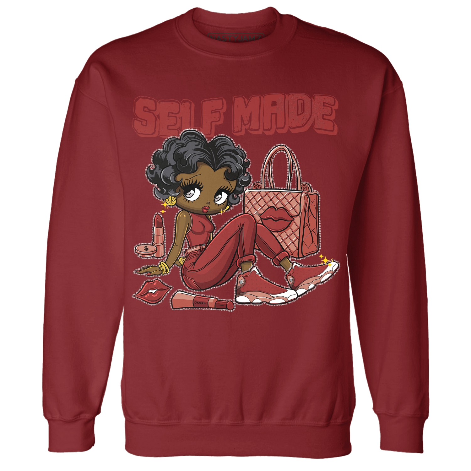 Dune Red 13s Sweatshirt Match Sneaker Girl Selfmade - NastyJamz