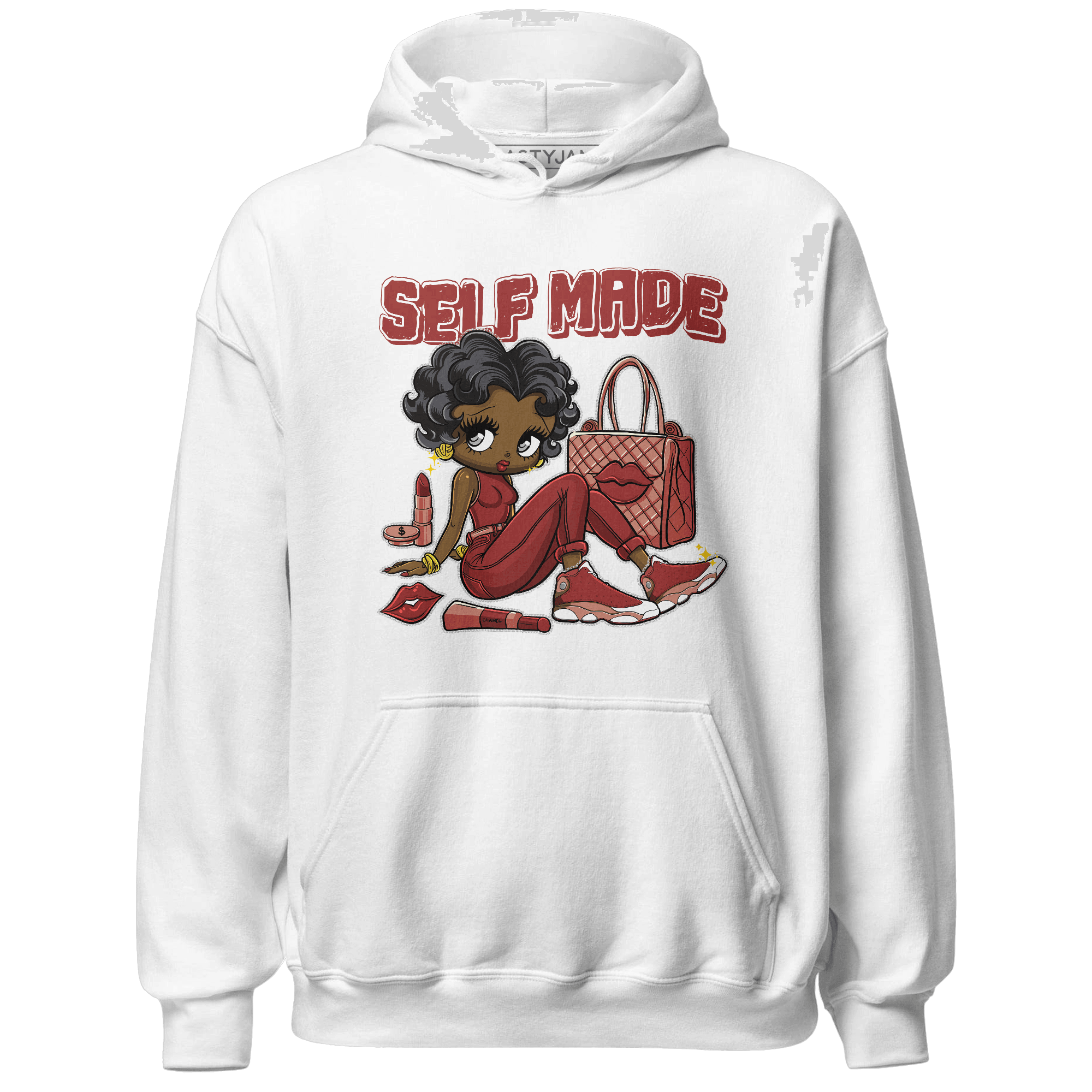 Dune Red 13s Hoodie Match Sneaker Girl Selfmade - NastyJamz