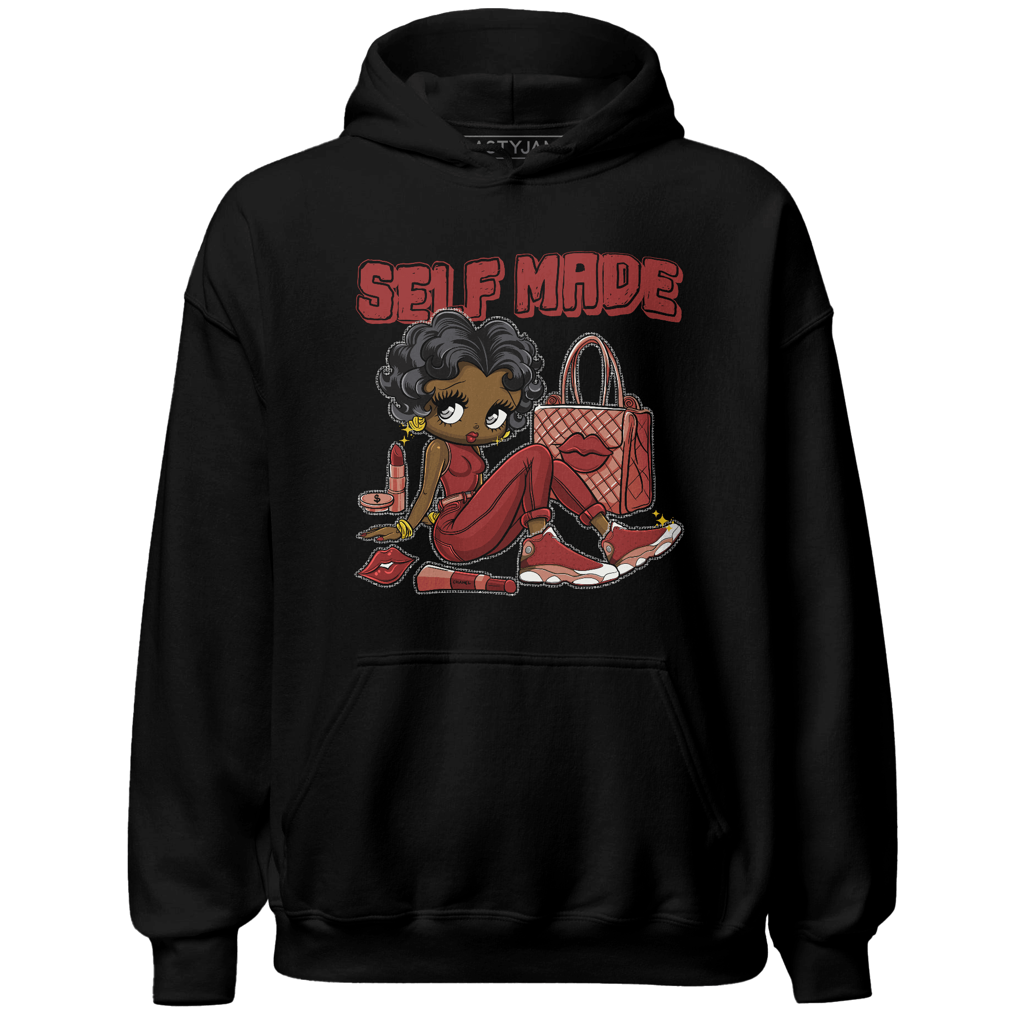 Dune Red 13s Hoodie Match Sneaker Girl Selfmade - NastyJamz