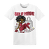 High 85 Metallic Burgundy 1s T Shirt Match Sneaker Girl Selfmade - NastyJamz