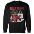 High 85 Metallic Burgundy 1s Sweatshirt Match Sneaker Girl Selfmade - NastyJamz