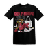 High 85 Metallic Burgundy 1s T Shirt Match Sneaker Girl Selfmade - NastyJamz