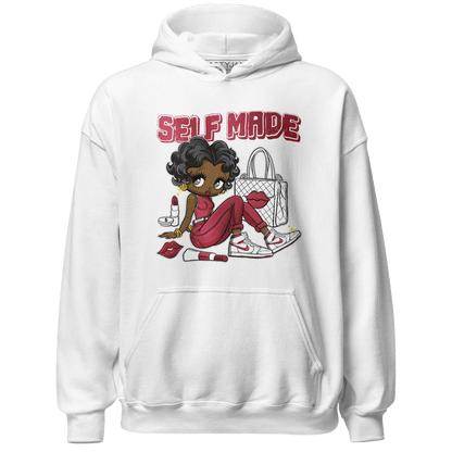 High 85 Metallic Burgundy 1s Hoodie Match Sneaker Girl Selfmade - NastyJamz