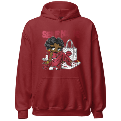 High 85 Metallic Burgundy 1s Hoodie Match Sneaker Girl Selfmade - NastyJamz