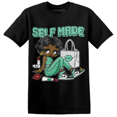 High-OG-Green-Glow-1s-T-Shirt-Match-Sneaker-Girl-Selfmade