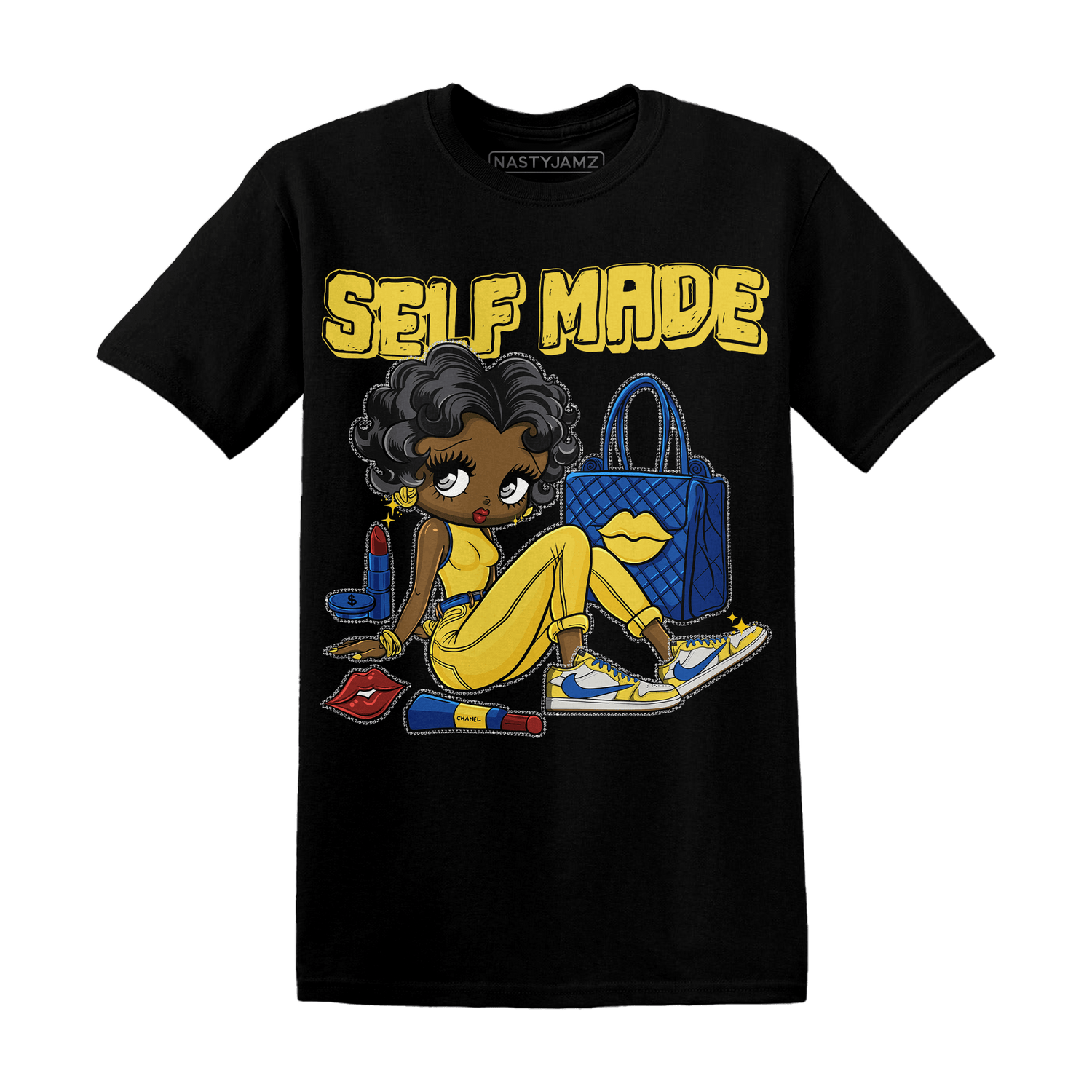 Low OG Canary TVSC 1s T Shirt Match Sneaker Girl Selfmade - NastyJamz