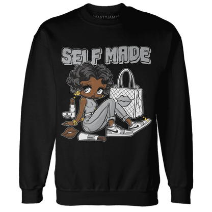 Wolf-Grey-1s-Sweatshirt-Match-Sneaker-Girl-Selfmade