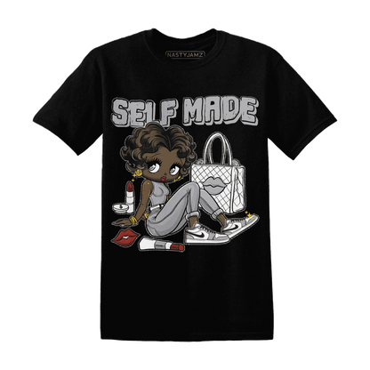 Wolf-Grey-1s-T-Shirt-Match-Sneaker-Girl-Selfmade