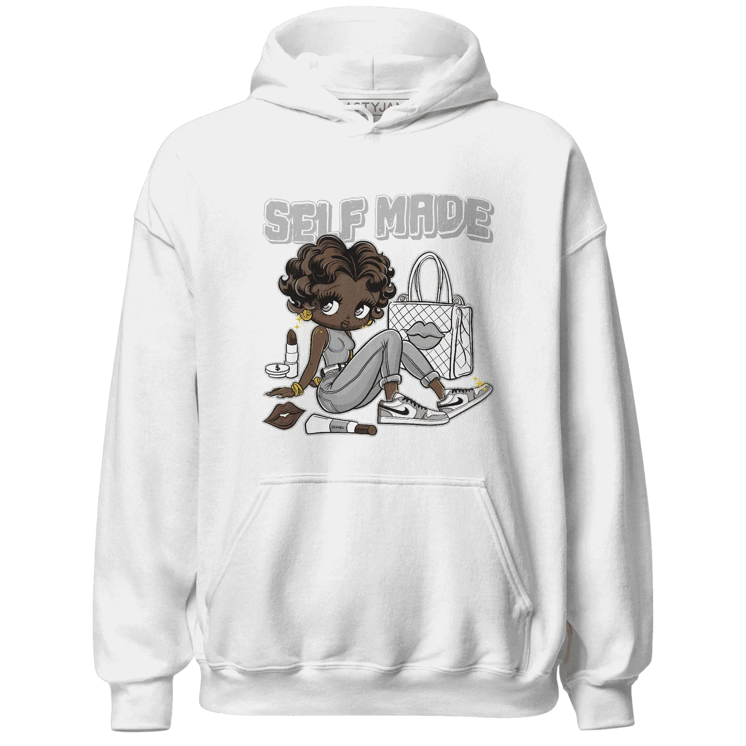Wolf-Grey-1s-Hoodie-Match-Sneaker-Girl-Selfmade
