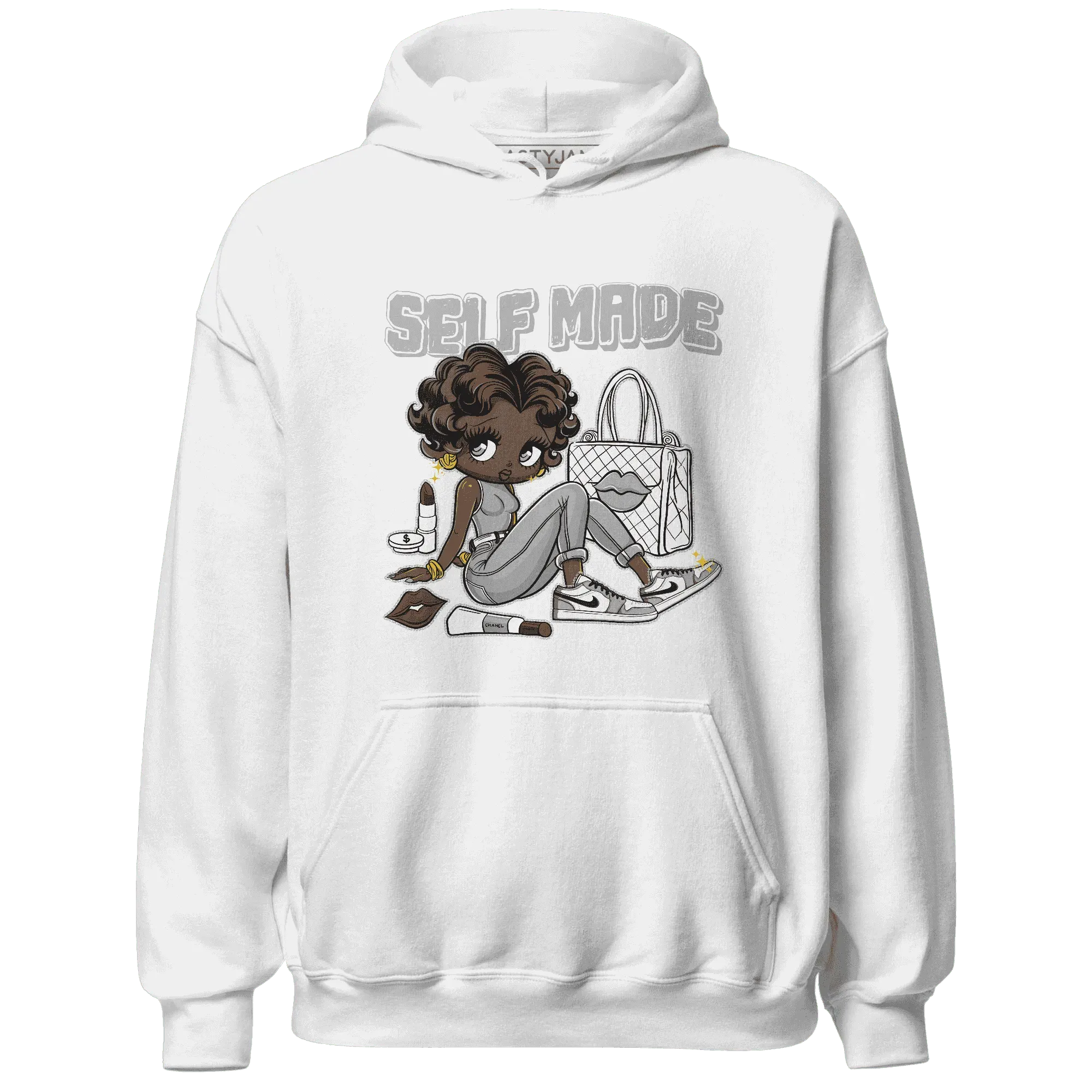 Wolf-Grey-1s-Hoodie-Match-Sneaker-Girl-Selfmade