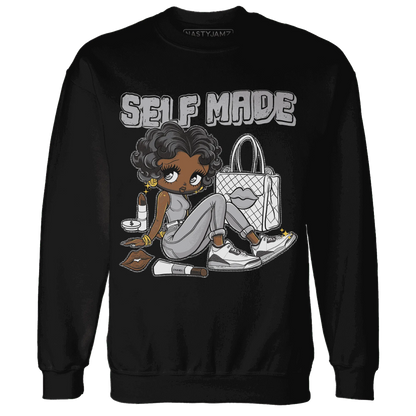 Cement-Grey-3s-Sweatshirt-Match-Sneaker-Girl-Selfmade