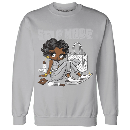 Cement-Grey-3s-Sweatshirt-Match-Sneaker-Girl-Selfmade