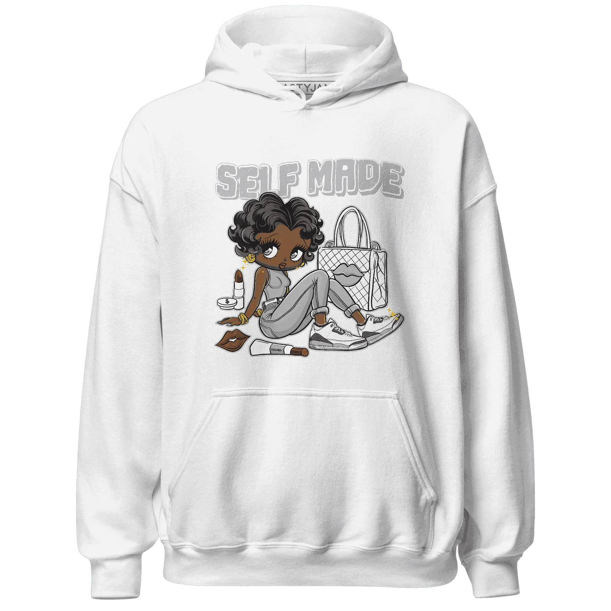 Cement-Grey-3s-Hoodie-Match-Sneaker-Girl-Selfmade