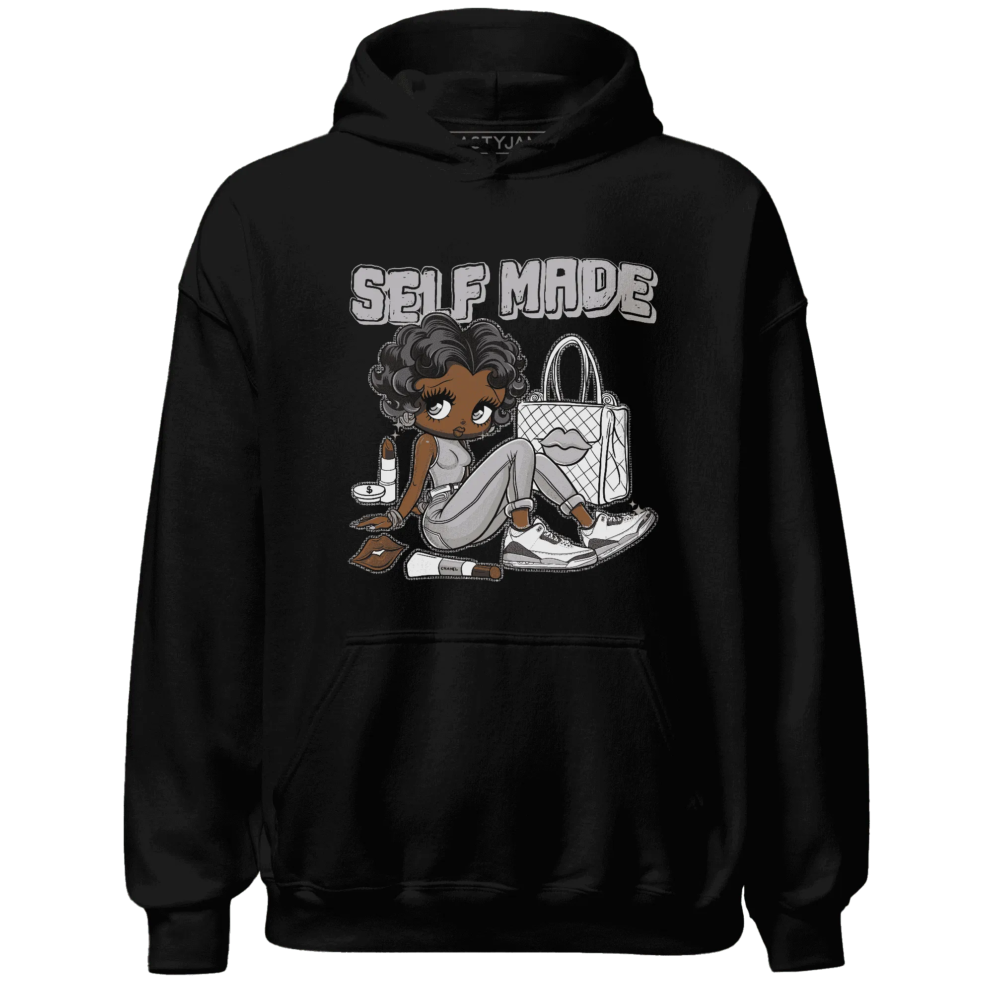 Cement-Grey-3s-Hoodie-Match-Sneaker-Girl-Selfmade
