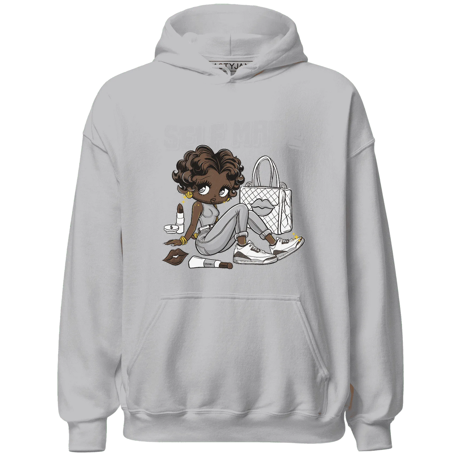 Cement-Grey-3s-Hoodie-Match-Sneaker-Girl-Selfmade