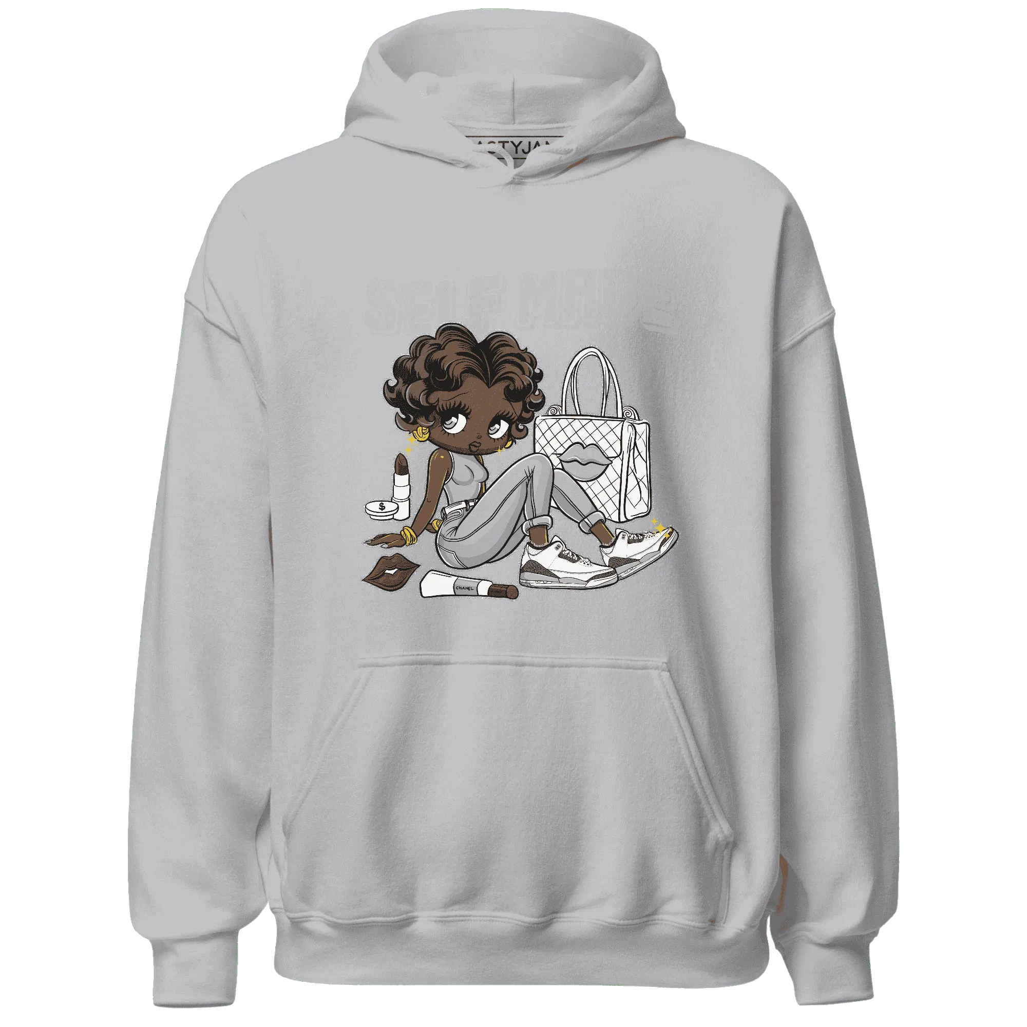 Cement-Grey-3s-Hoodie-Match-Sneaker-Girl-Selfmade