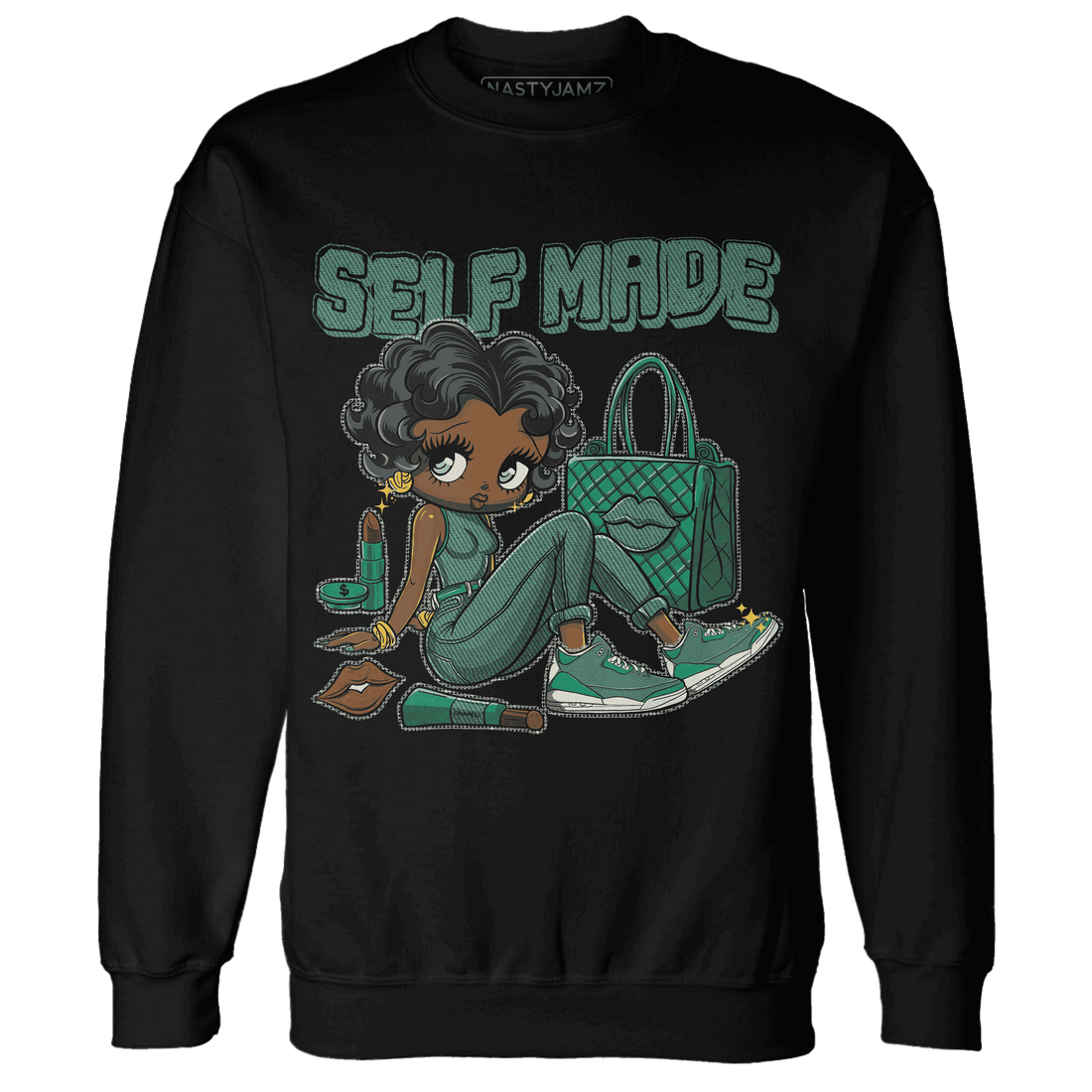 Nina CN Abney 3s Sweatshirt Match Sneaker Girl Selfmade - NastyJamz