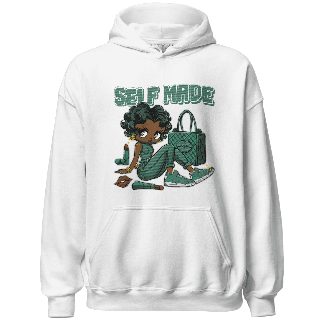 Nina CN Abney 3s Hoodie Match Sneaker Girl Selfmade - NastyJamz